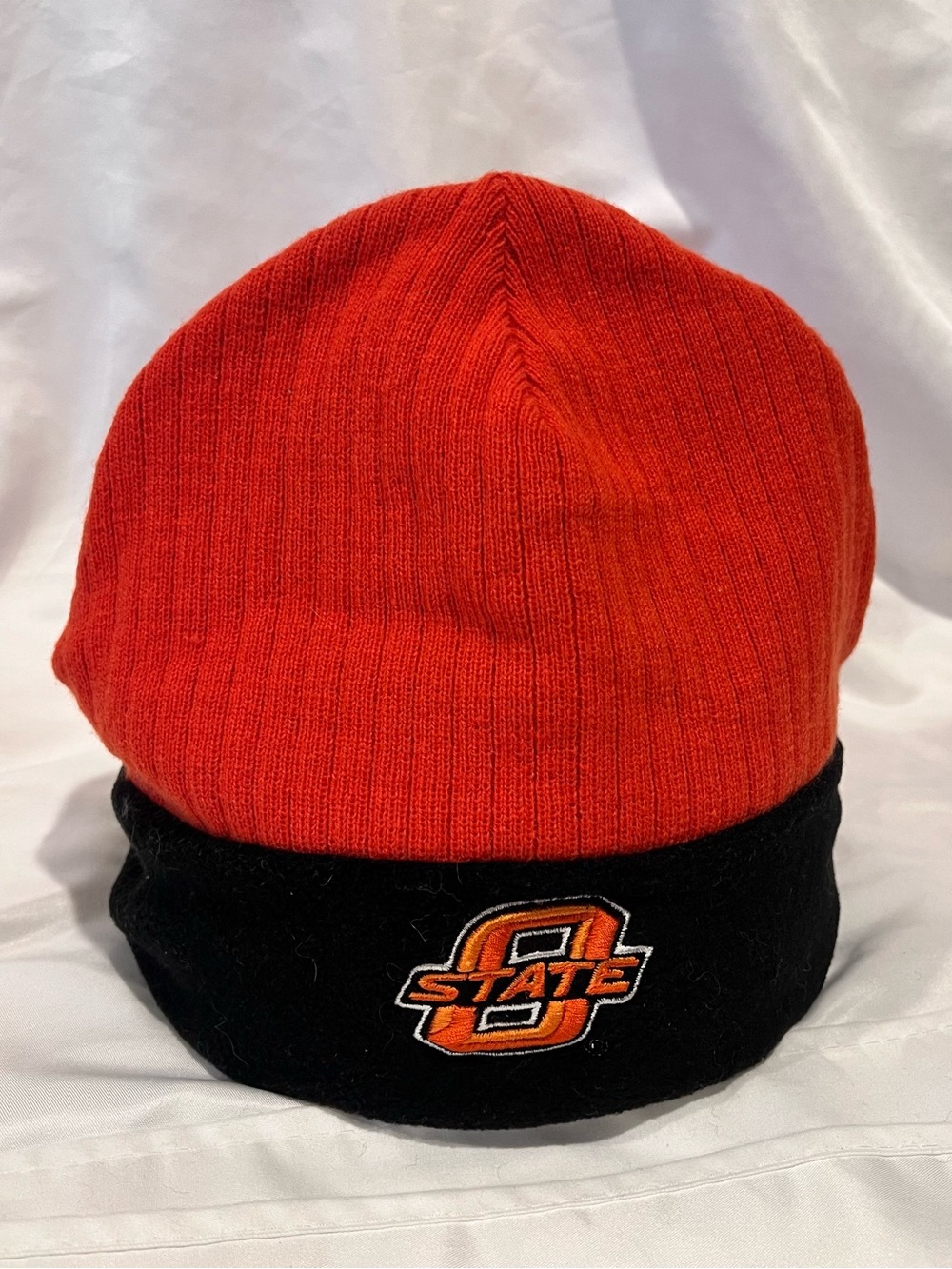 Oklahoma State Cowboys OSU Orange Black Knit Beanie Hat